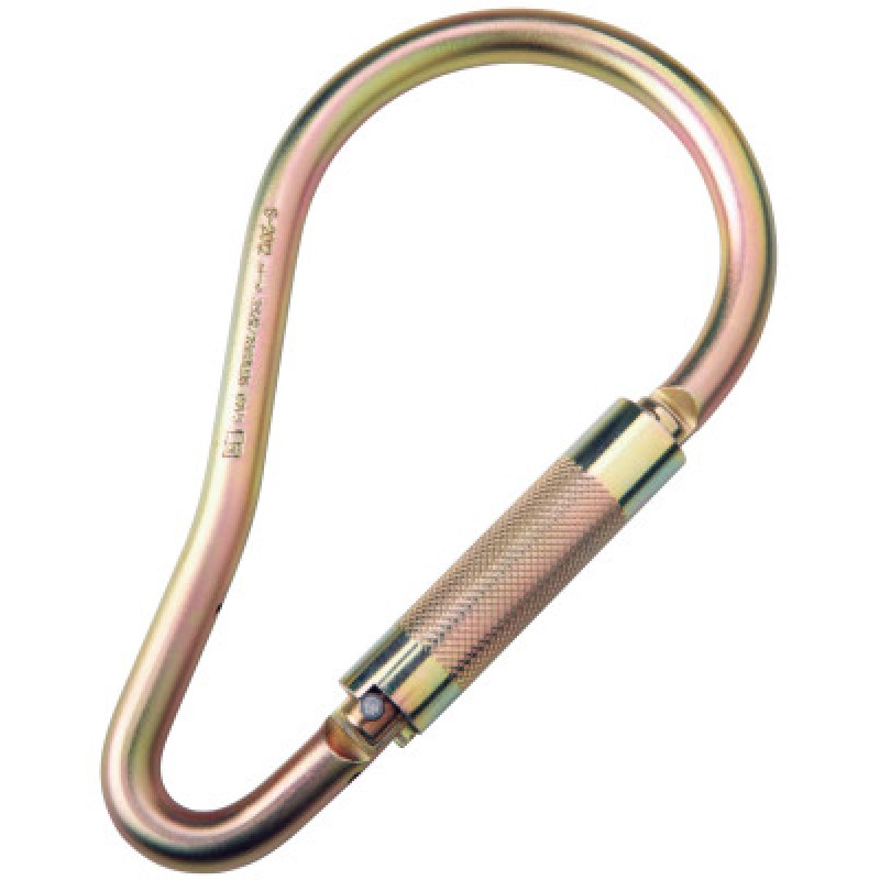 STEEL LARGECARABINER- 3-600 LB ANSI GATE SELF CL-CAPITAL SAFETY-098-2000114