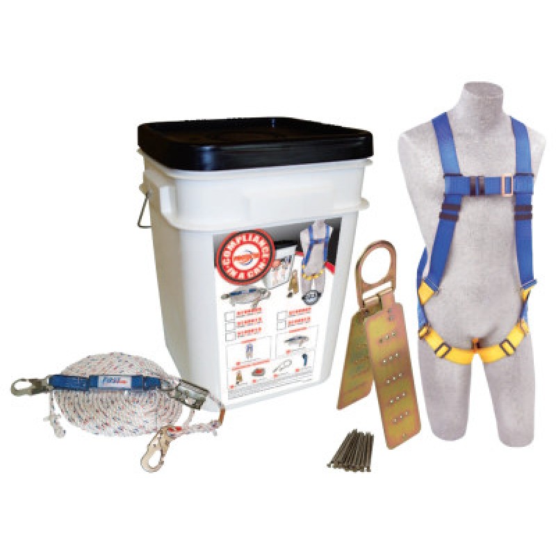 REUSABLE ROOF ANCHOR-5POINT HARNESS- ROPE GRAB-CAPITAL SAFETY-098-2199803