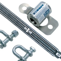 ZORBIT ENERGY ABSORBER W/ 2 SHACKLES BOLTS AND-CAPITAL SAFETY-098-7401032