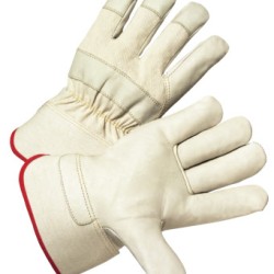 SEL GR COW RUB SC GL- CUFF AND FABRIC BACK XLARG-PROTECTIVE INDU-813-5000/XL
