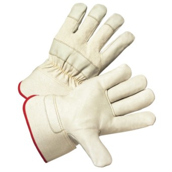 SEL GR COW RUB SC GL- CUFF AND FABRIC BACK MEDIU-PROTECTIVE INDU-813-5000/M