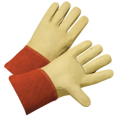 PREMIUM TOP GRAIN COWHIDE WELDER GLOVES-PROTECTIVE INDU-813-6000/L