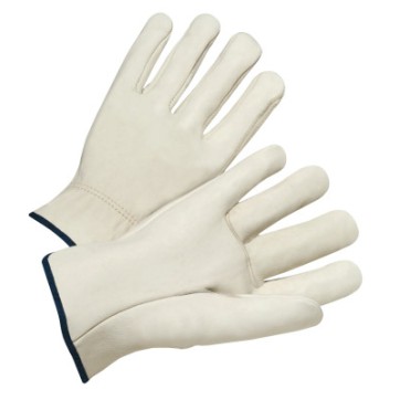 ANCHOR 6120L LEATHER DRIVERS GLOVE ELASTIC-ORS NASCO-101-4000L