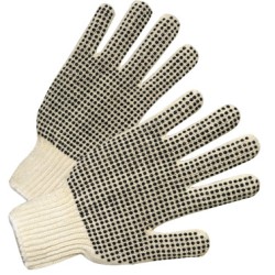 ANCHOR REGULAR WEIGHT STRING KNIT GLOVE BLACK PV-ORS NASCO-101-6710