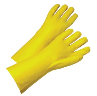 SAFETY ORANGE SMOOTH PVC12" GAUNTLET-PROTECTIVE INDU-813-1027OR
