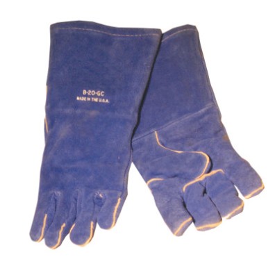 BW B-20GC BLUE WELDER GLOVE-ORS NASCO-902-B-20GC