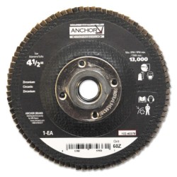 ANCHOR PREMIUM 4-1/2" 5/8-11 6OZ HD FLAP DISC-ORS NASCO-102-40378