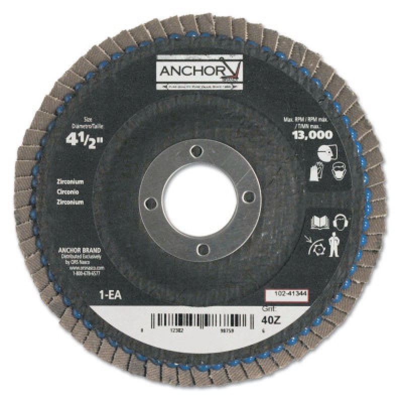 4-1/2" 29 ANGLED 7/8 AH40Z FLAP DISC-ORS NASCO-102-41344