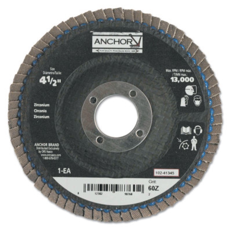 4-1/2" 29 ANGLED 7/8 AH60Z FLAP DISC-ORS NASCO-102-41345