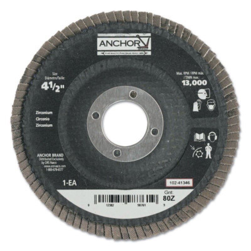 4-1/2" 29 ANGLED 7/8 AH80Z FLAP DISC-ORS NASCO-102-41346