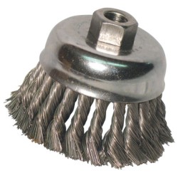 2-3/4" KNOT WIRE CUP BRUSH .014" SS FILL 5/8"-11-ORS NASCO-102-R3KC14S