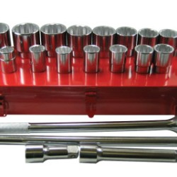 21 PIECE 3/4" DR. SAE SOCKET SET 12 PT-ORS NASCO-103-07-880