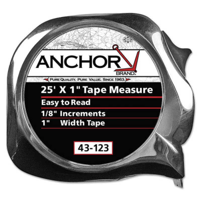 1"X33' TAPE MEASURE CHROME PLATED ABS-ORS NASCO-103-43-132