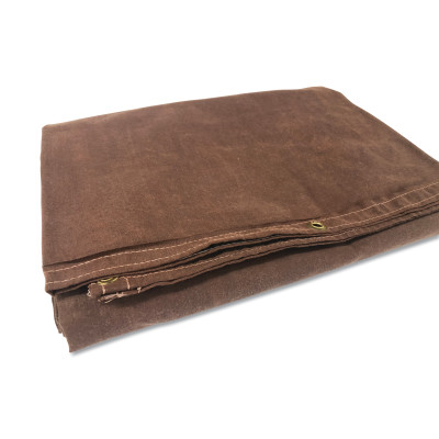 10'X12' 12-OZ. W.R.M.R.BROWN CANVAS TARP-ORS NASCO-103-92562