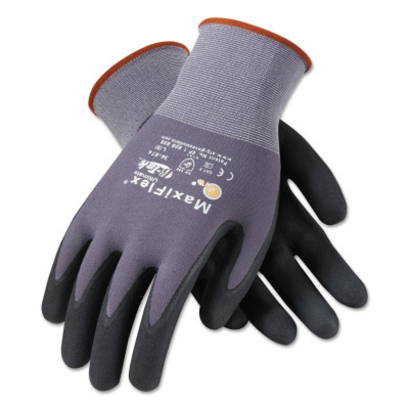 MAXIFLEX ULTIMATE 15G GRY NYLON SHELL BLK MICRO-PROTECTIVE INDU-112-34-874/XXS