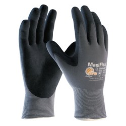 MAXIFLEX ULTIMATE 15G GRY NYLON SHELL BLK MICRO-PROTECTIVE INDU-112-34-874/L