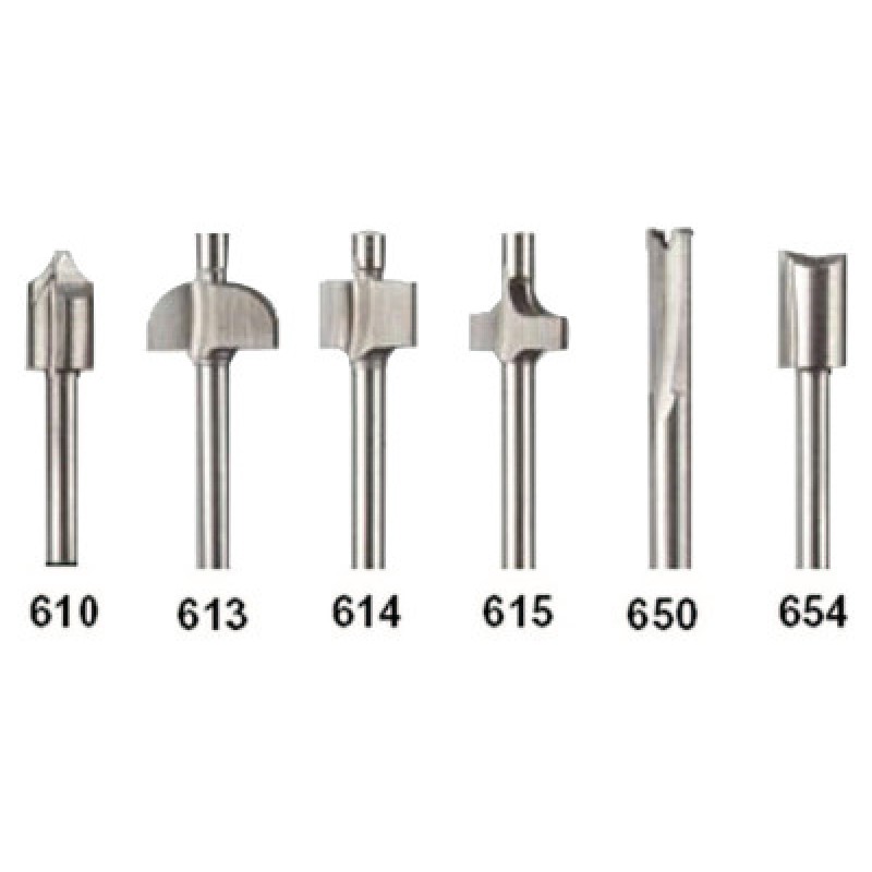 6 PIECE ROUTER BIT SET-BOSCH/SKILL ***-114-692