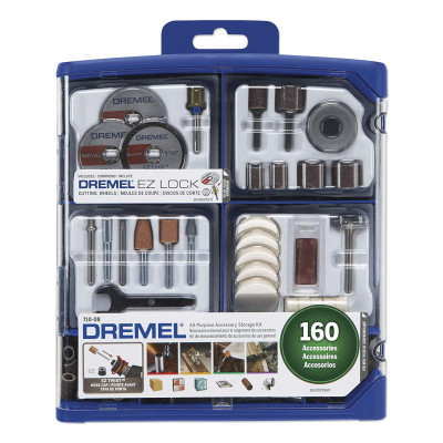 160 PC ACCESS KIT W/ PLASTIC STORAGE CASE-BOSCH/SKILL ***-114-710-08