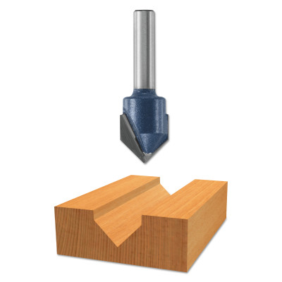 3/8" C.T. V GROOVING ROUTER BIT-BOSCH/SKILL ***-114-85219M