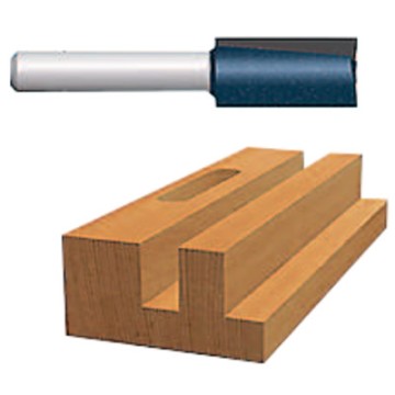 1/4" STRAIGHT C.T. ROUTER BIT 2-FLUTES-BOSCH/SKILL ***-114-85459M