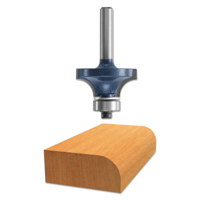 1-1/2" ROUNDOVER ROUTERBIT 2-FLUTE CAR-BOSCH/SKILL ***-114-85297M