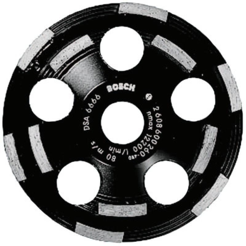 5" DIAMOND CUP WHEEL-ABRASIVE MATERIALS-BOSCH/SKILL ***-114-DC520