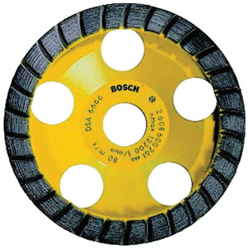 5" DIAMOND CUP WHEEL-GRANITE/BUILDING MATERIAL-BOSCH/SKILL ***-114-DC530