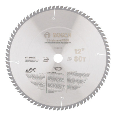 12 IN 80 TOOTH STEEL CUTTING CIRCULAR SAW BLADE-BOSCH/SKILL ***-114-PRO1280ST
