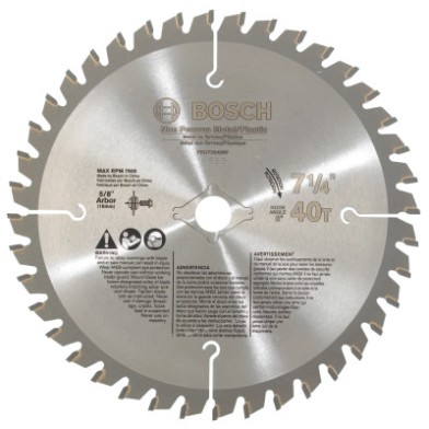 7-1/4" 40 TOOTH NON-FERROUS METAL CIRC SAW BLADE-BOSCH/SKILL ***-114-PRO72540NF