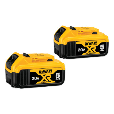 20V MAX 5 AH BATTERY DOUBLE PACK-BLACK&DECKER-115-DCB205-2