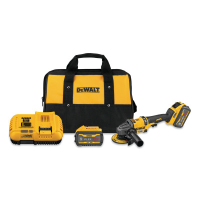 60V MAX BRUSHLESS 4.5"-6" SM ANGLE GRINDER 2 BAT-BLACK&DECKER-115-DCG418X2