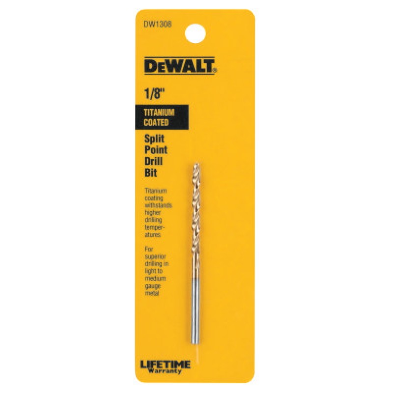 1/8" TITANIUM DRILL BIT-BLACK&DECKER-115-DW1308