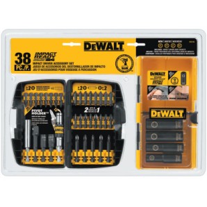 38-PIECE IMPACT DRIVER ACCESSORY SET-BLACK&DECKER-115-DW2169
