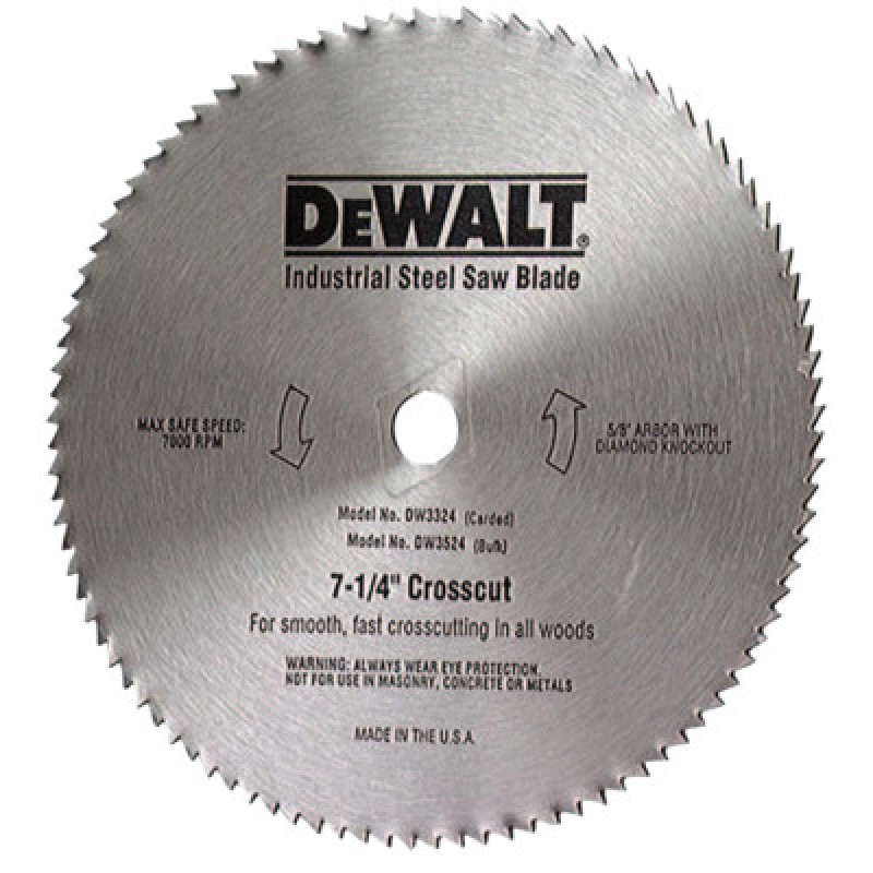 7-1/4" STEEL CROSSCUT SA-BLACK&DECKER-115-DW3324