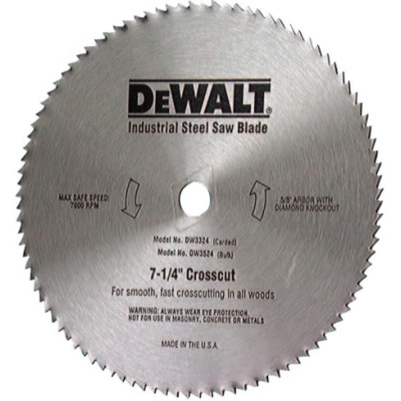 7-1/4" 60T STEEL MASTER-BLACK&DECKER-115-DW3332