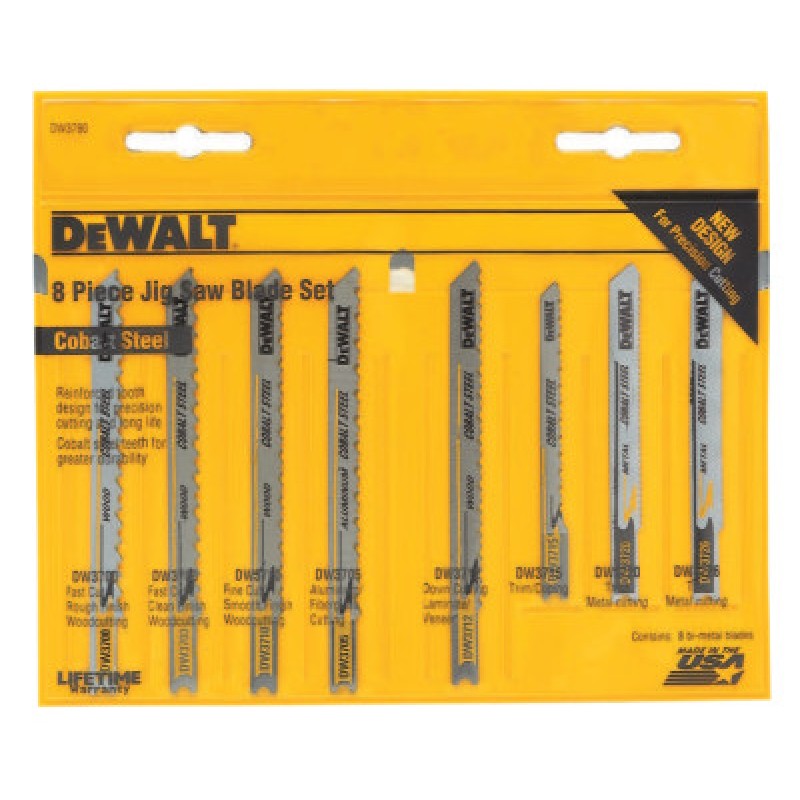8-PC. COBALT STEEL U-SHA-BLACK&DECKER-115-DW3790