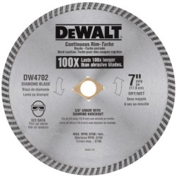 7" DRY CUT DIAMOND BLADE-BLACK&DECKER-115-DW4702