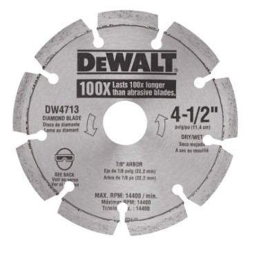 4-1/4" SEGMENTED DIAMONDBLADE-BLACK&DECKER-115-DW4713