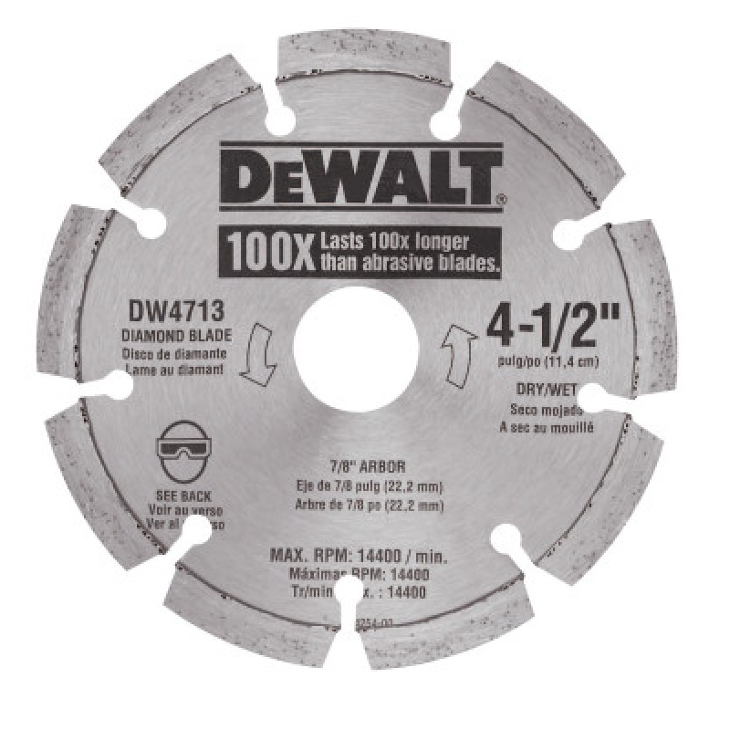 4-1/4" SEGMENTED DIAMONDBLADE-BLACK&DECKER-115-DW4713