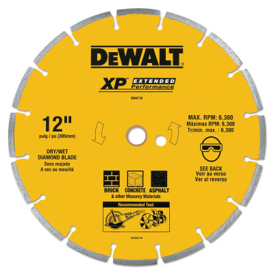 12" SEGMENTED DIAMOND BLADE-BLACK&DECKER-115-DW4716