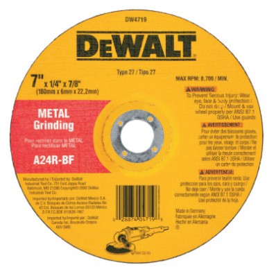7"X1/4" METAL FAST CUT DCW-BLACK&DECKER-115-DW4719