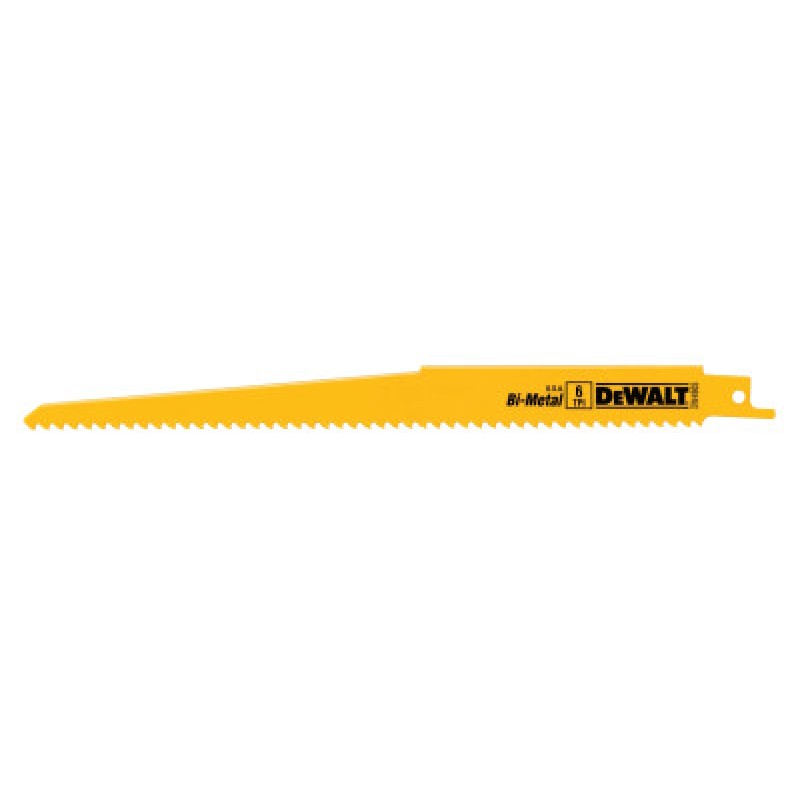 9" 6TPI TAPER BACK BI-METAL RECIPROCATING BLADE-BLACK&DECKER-115-DW4803B25