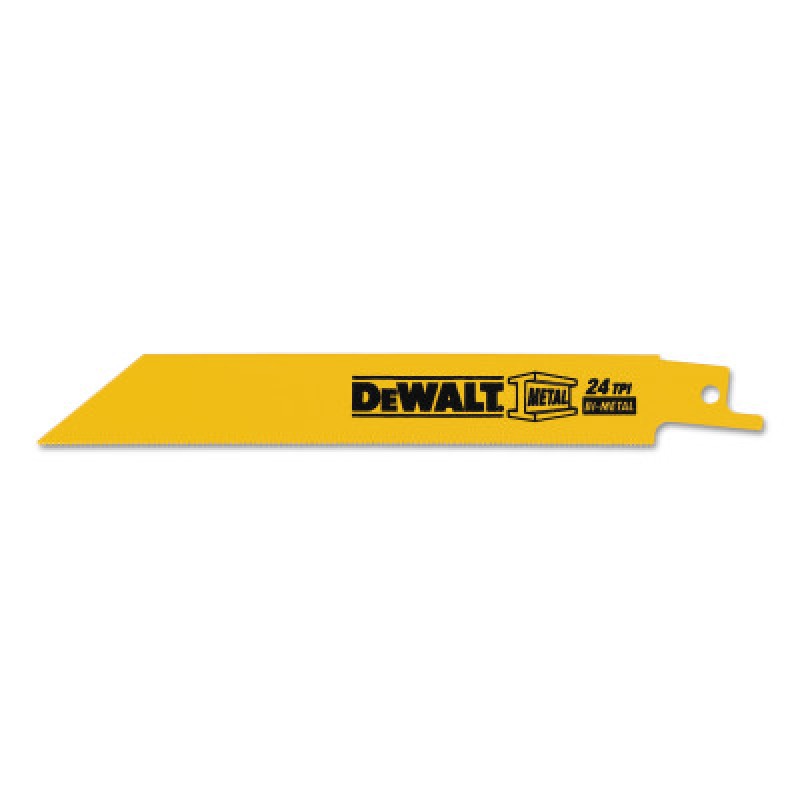 4" 24TPI STRAIGHT BACK BI-METAL RECIP. SAW BLADE-BLACK&DECKER-115-DW4812B25
