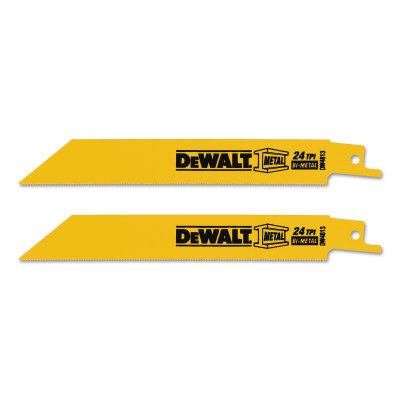 6" 24TPI STRAIGHT BACK BIMETAL RECIPRO. SAW BLAD-BLACK&DECKER-115-DW4813-2