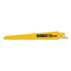6" 5/8 TPI TAPER BACK BI-METAL RECIP SAW BLADE-BLACK&DECKER-115-DW4847B25