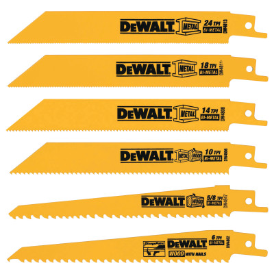 6PC. METAL/WOOD RECIPROC-BLACK&DECKER-115-DW4856