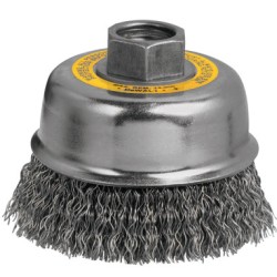 3"X5/8-11 CRIMPED CUP BRUSH CARBON STEE-BLACK&DECKER-115-DW4920