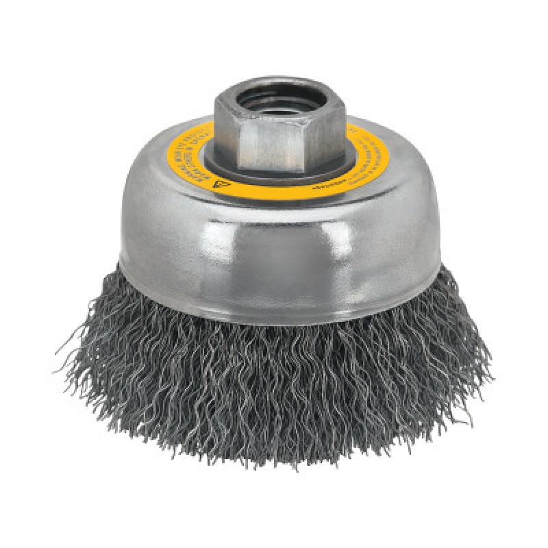 5" CRIMPED CUP BRUSH CARBON STEEL 5/8-11 ARBOR-BLACK&DECKER-115-DW4922