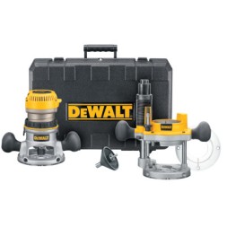 2-1/4 HP ELECTRONIC VS FIXED/BASE PLUNGE BASE RO-BLACK&DECKER-115-DW618PK