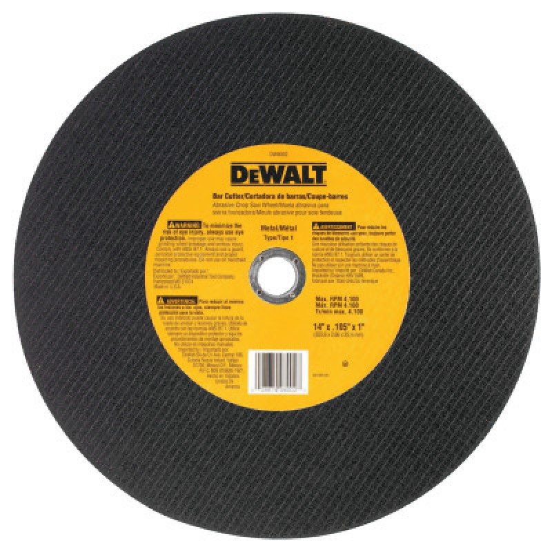 14"X3/32"X7/64"X1" BARCUTTER CHOP SAW WHEEL-BLACK&DECKER-115-DW8002